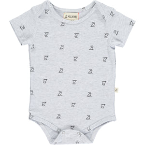 Henry Dog Print Triple Pack Onesies