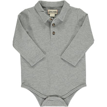  Grey Pique SEYMOUR Polo Onesie