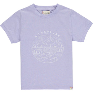 Lilac 'Go Explore' Tee