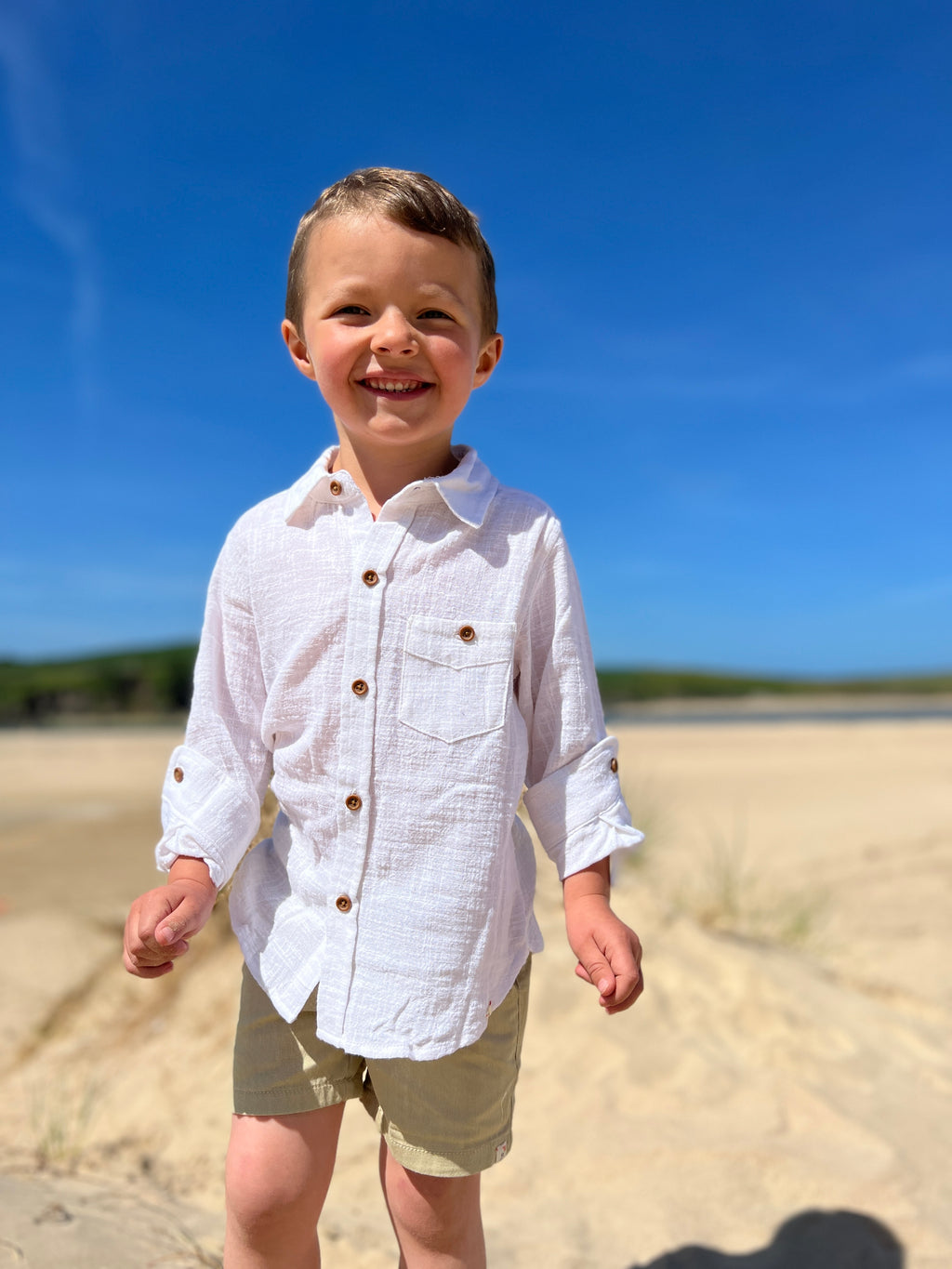 White long sleeved shirt