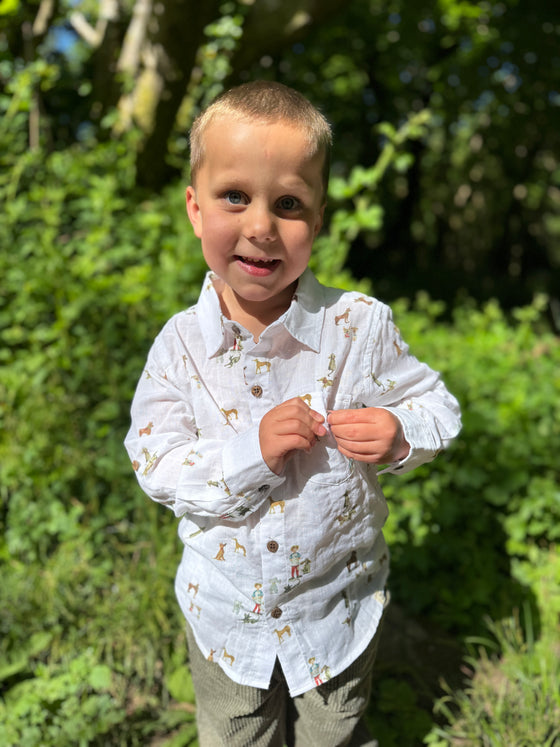 HENRY All Over Print Graphic Shirt