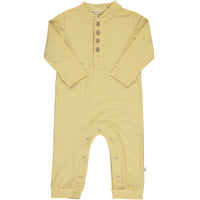 Gold/White Stripe NIOTA Henley Romper