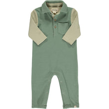  Green/Sage Arms ARLINGTON Cosy Polo Romper