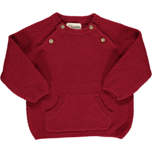 Red MORRISON baby-sweater