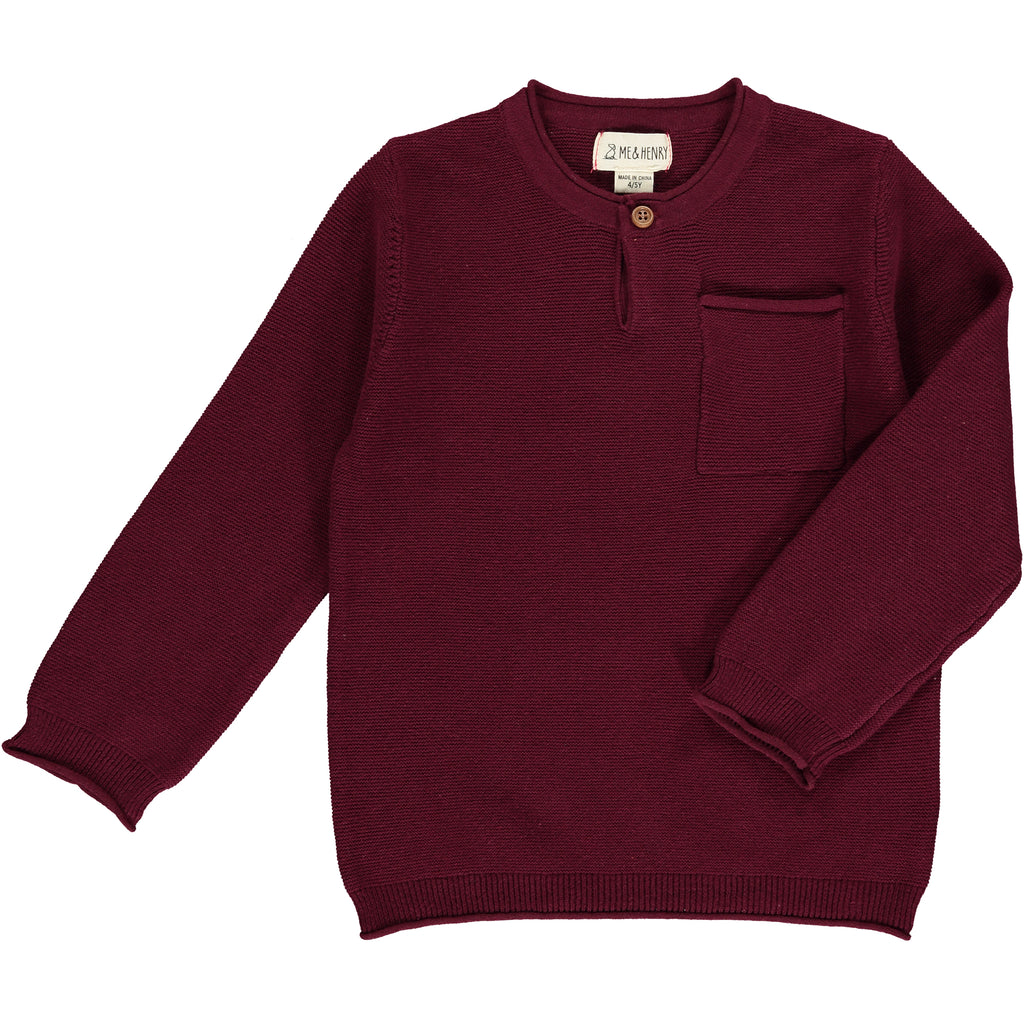 Burgundy DAYTON Sweater