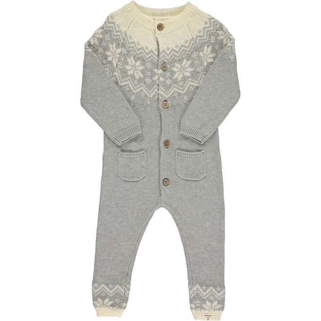 Boys DRIFT Yellow and Blue Polo Romper by Me & Henry main image 1