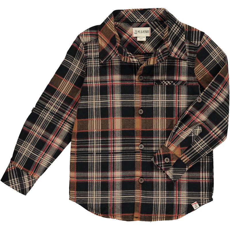 Brown Plaid ATWOOD Woven Shirt