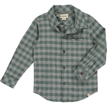  Mens Atwood Woven Shirt  sage/grey plaid