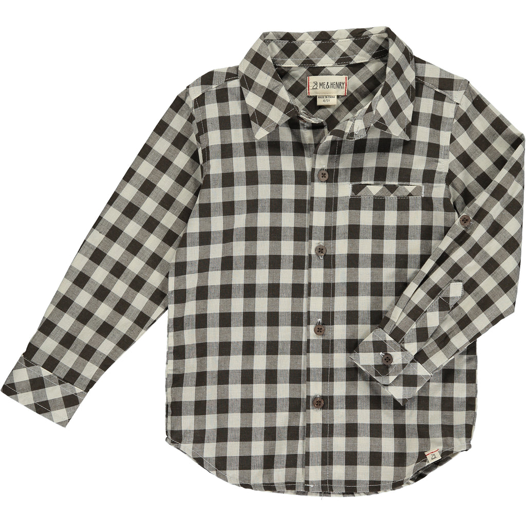 Brown/Cream Plaid ATWOOD Woven Shirt