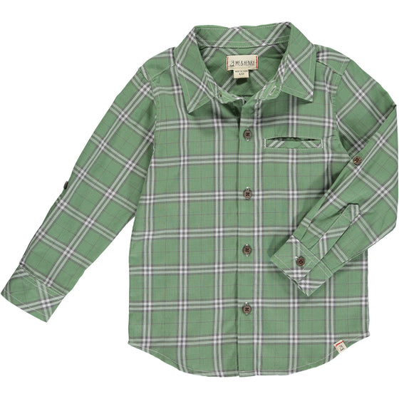 Mens Atwood Woven Shirt sage plaid