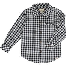  Mens Atwood Woven Shirt black/white micro plaid