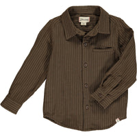 Brown Stripe ATWOOD Woven Shirt