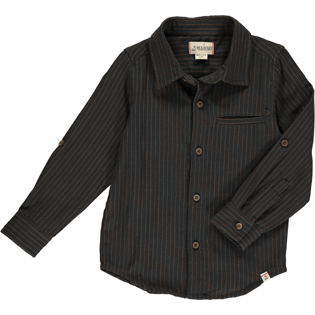 Black Stripe ATWOOD Woven Shirt