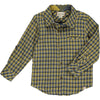 Mustard/Blue Plaid ATWOOD Woven Shirt