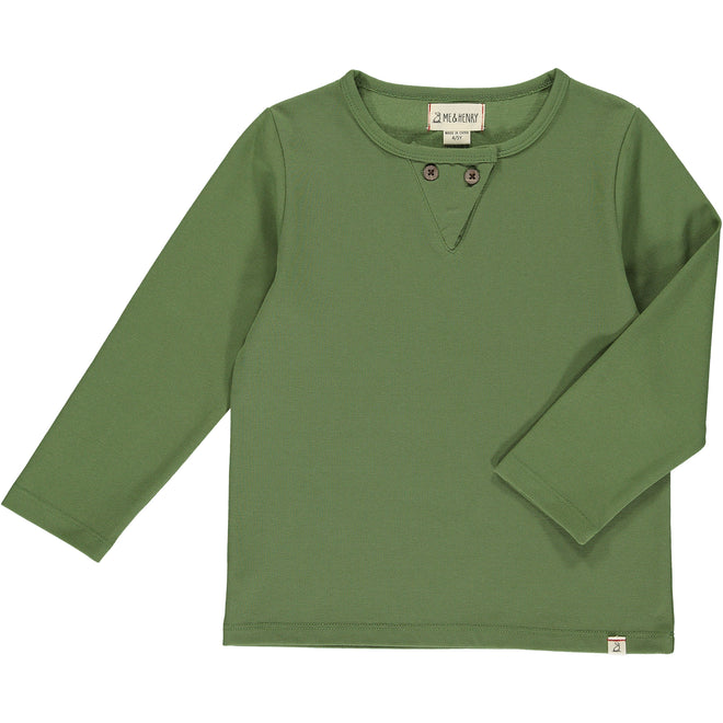 Boys Green/Black Check Sawyer Fishing Shirt by Me & Henry