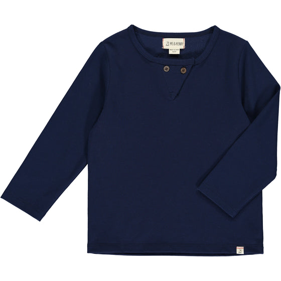 NAVY Pique BRADEN Henley