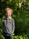 WAVERLY Black/Beige Stripe Polo