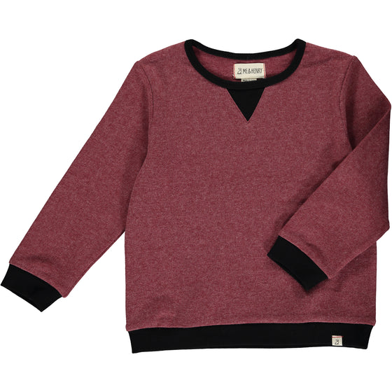 Burgundy TARQUIN Sweatshirt