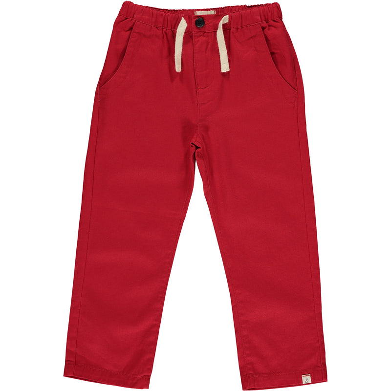Red JAY Twill Pants