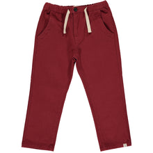  JAY Burgundy Twill Pants