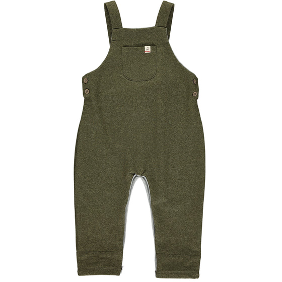 Heathered green GLEASON Jersey Overalls