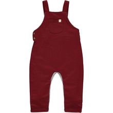  Heathered burgundy GLEASON Jersey Overalls