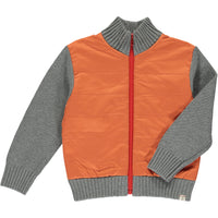 Pumpkin w/ Grey Arms JOSHY Sweater Jacket