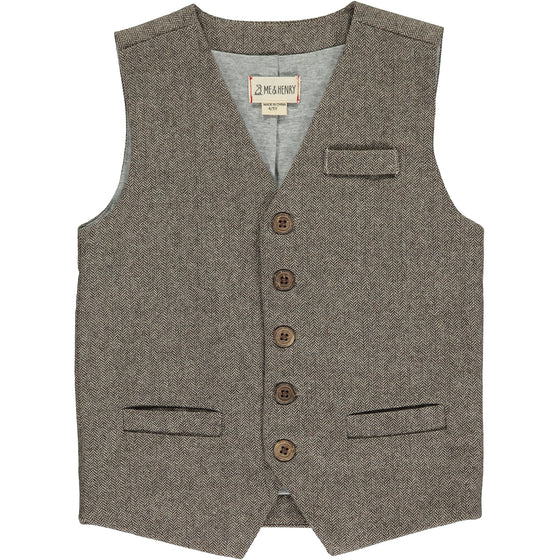 Beige Tweed VICTOR Vest