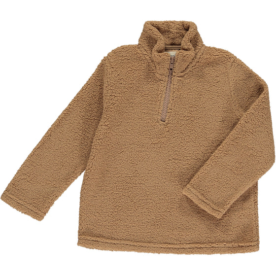 Beige MACCHU Sherpa Zip Up