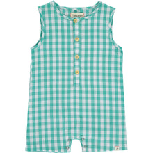  CABIN Green Plaid Playsuit