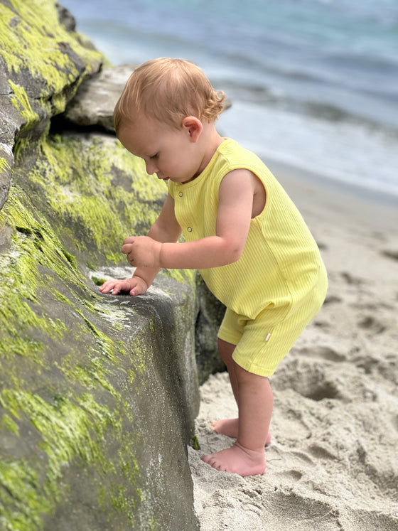 PABLO Yellow Playsuit