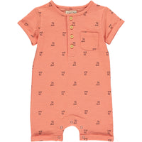 MARTINGALE Coral Henley Henry Romper