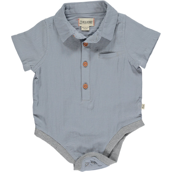 HELFORD Grey Woven Onesie