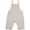 AHOY Beige stripe Woven Overalls