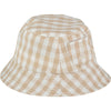 FISHERMAN Beige Plaid Woven Hat