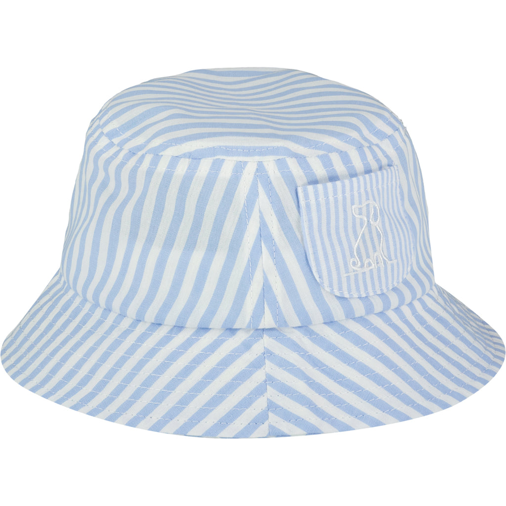 FISHERMAN Blue Stripe Woven Hat