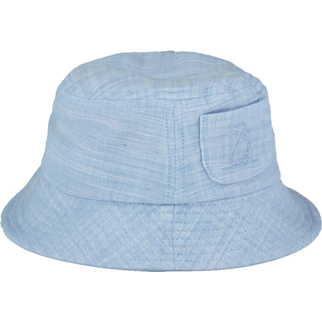 FISHERMAN Blue Heathered Woven Hat
