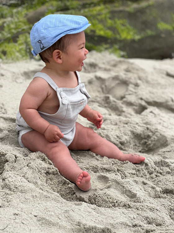 CHAP Blue Heathered Woven Cap