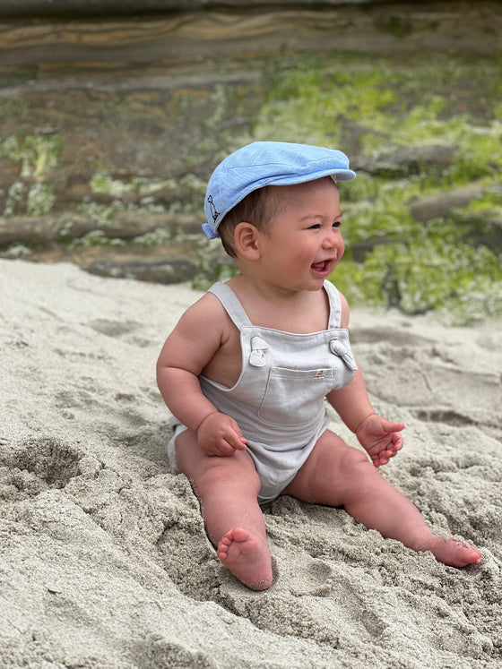 CHAP Blue Heathered Woven Cap