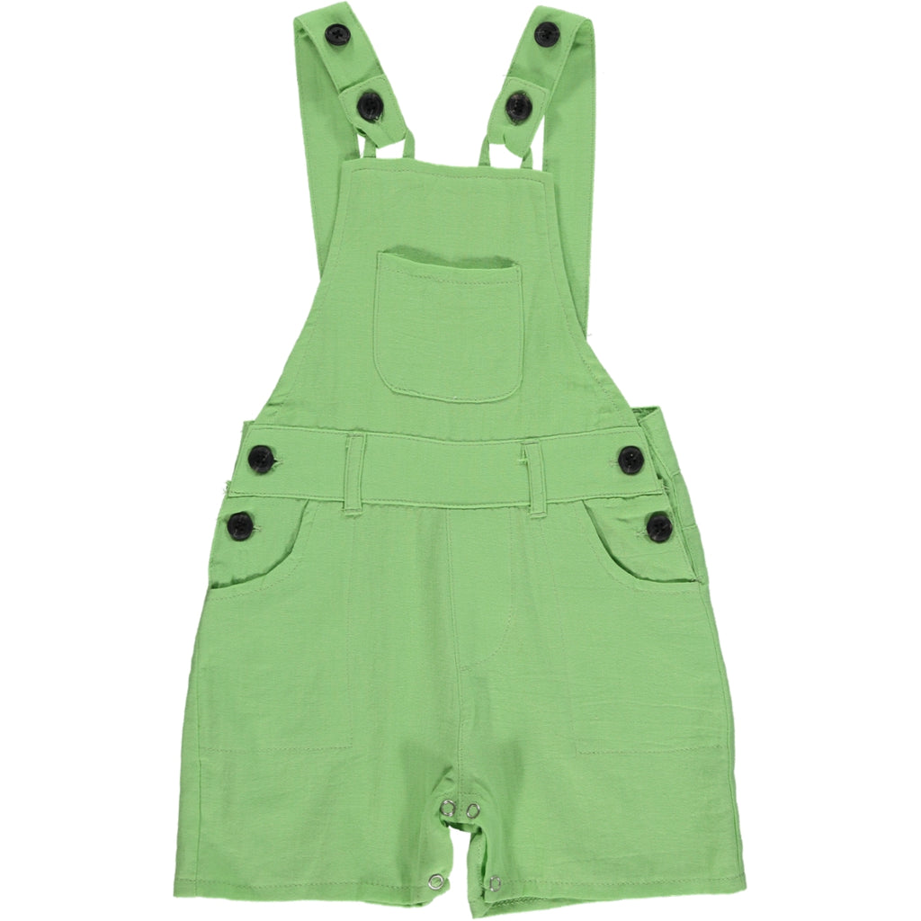 BOWLINE Lime Woven Overalls