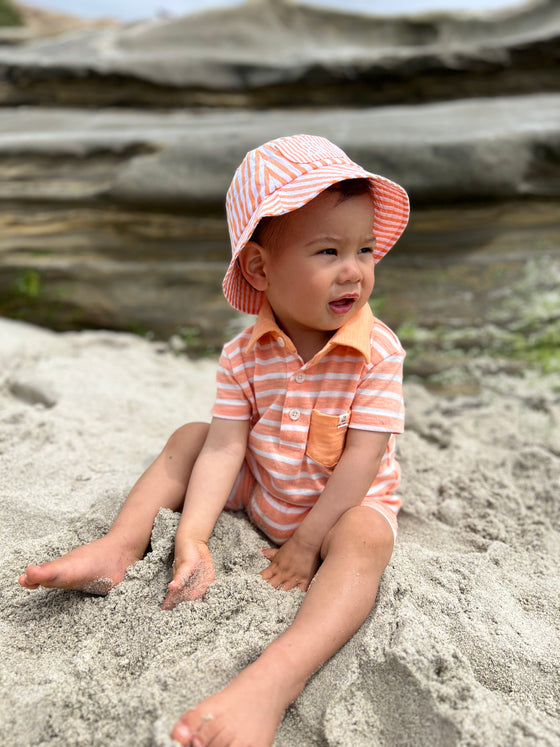 CHIP Coral Woven Cap