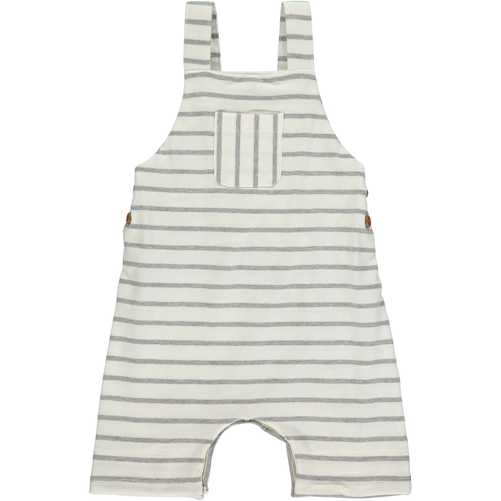 DANDY Grey/White Jersey Overalls