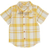 NEWPORT Gold Plaid Woven Shirt