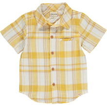  NEWPORT Gold Plaid Woven Shirt