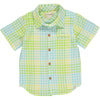 MAUI Lemon/Lime Plaid Woven Shirt