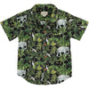 Maui Green Palm Print Woven Shirt