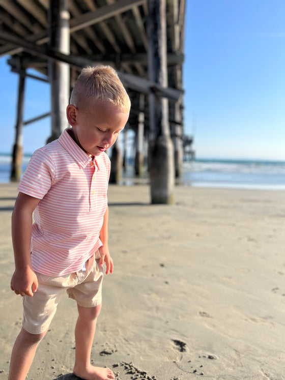 STARBOARD Pink/White Polo