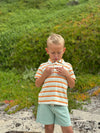 Flagstaff Orange/Cream Multi Stripe Polo