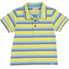 FLAGSTAFF Yellow/Blue Multi Stripe Polo