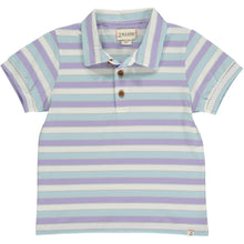  Flagstaff Lilac/Blue Multi Stripe Polo